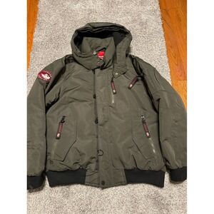 Canada Weather Gear Parka Jacket Hooded Heavyweight‎ 3 Layer Men's Coat Sz Large
